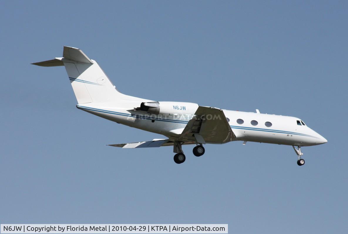 N6JW, 1973 Grumman G-1159 Gulfstream II C/N 138, TPA spotting