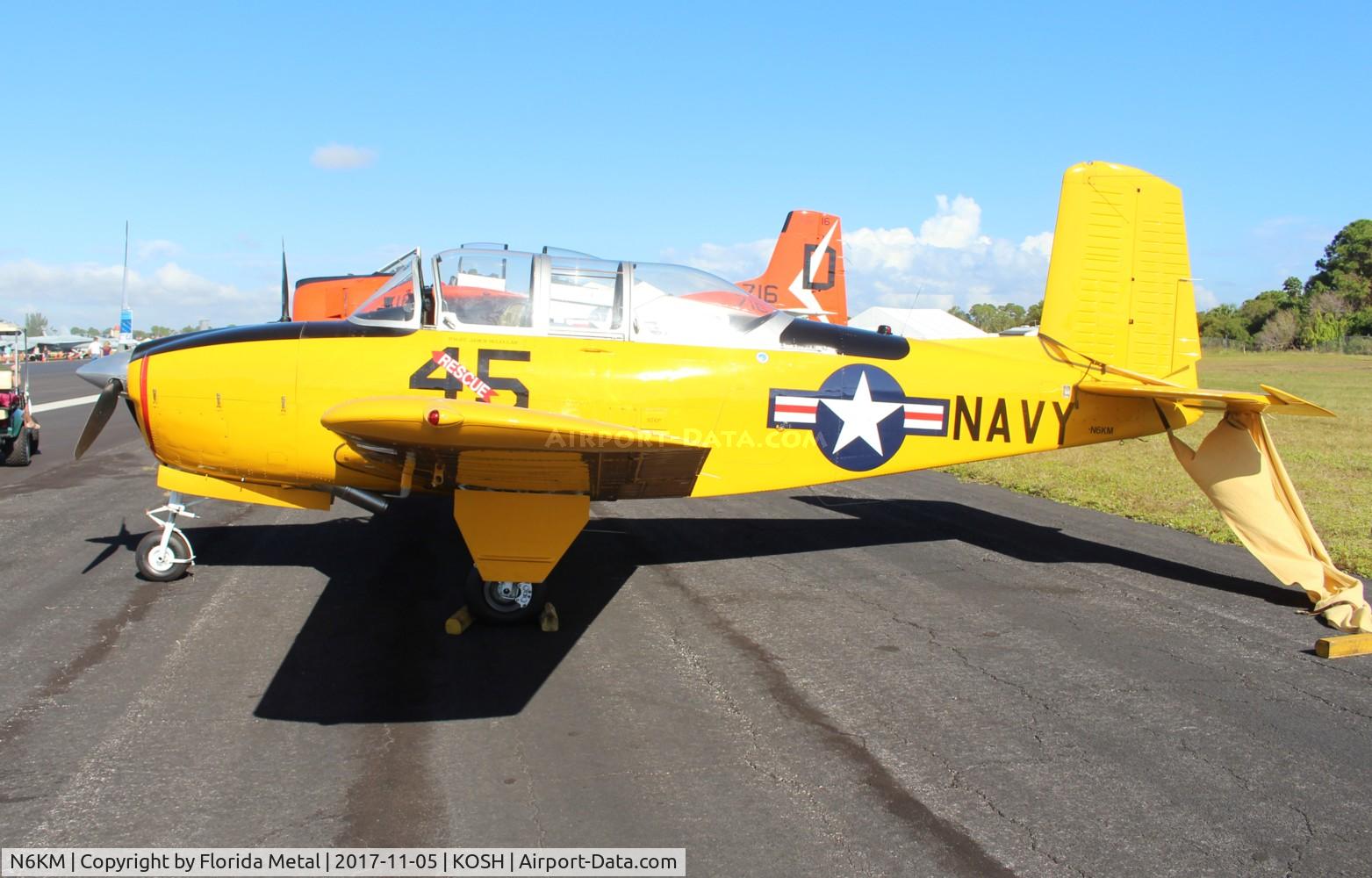 N6KM, 1956 Beech T-34B C/N BG-249, Air Venture 2017