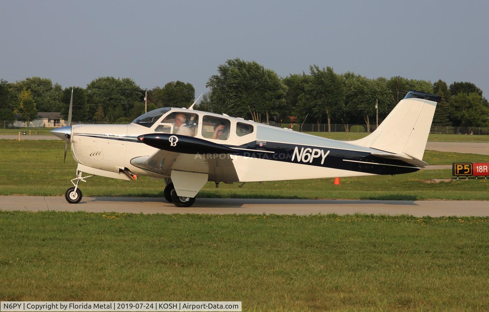 N6PY, 1962 Beech 35-A33 Debonair C/N CD-345, Air Venture 2019