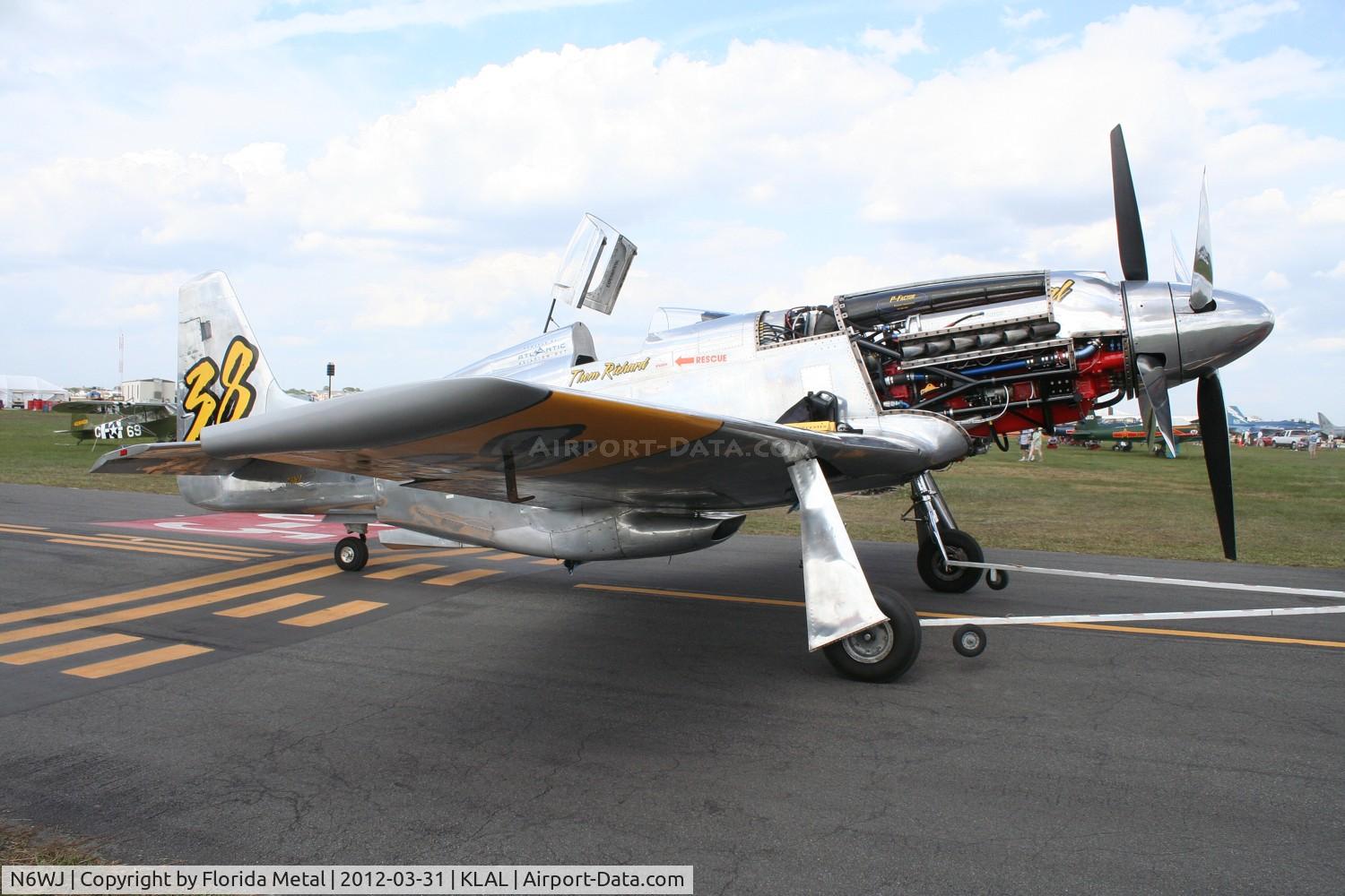 N6WJ, North American P-51 XR C/N 44-88, Sun N fun 2012