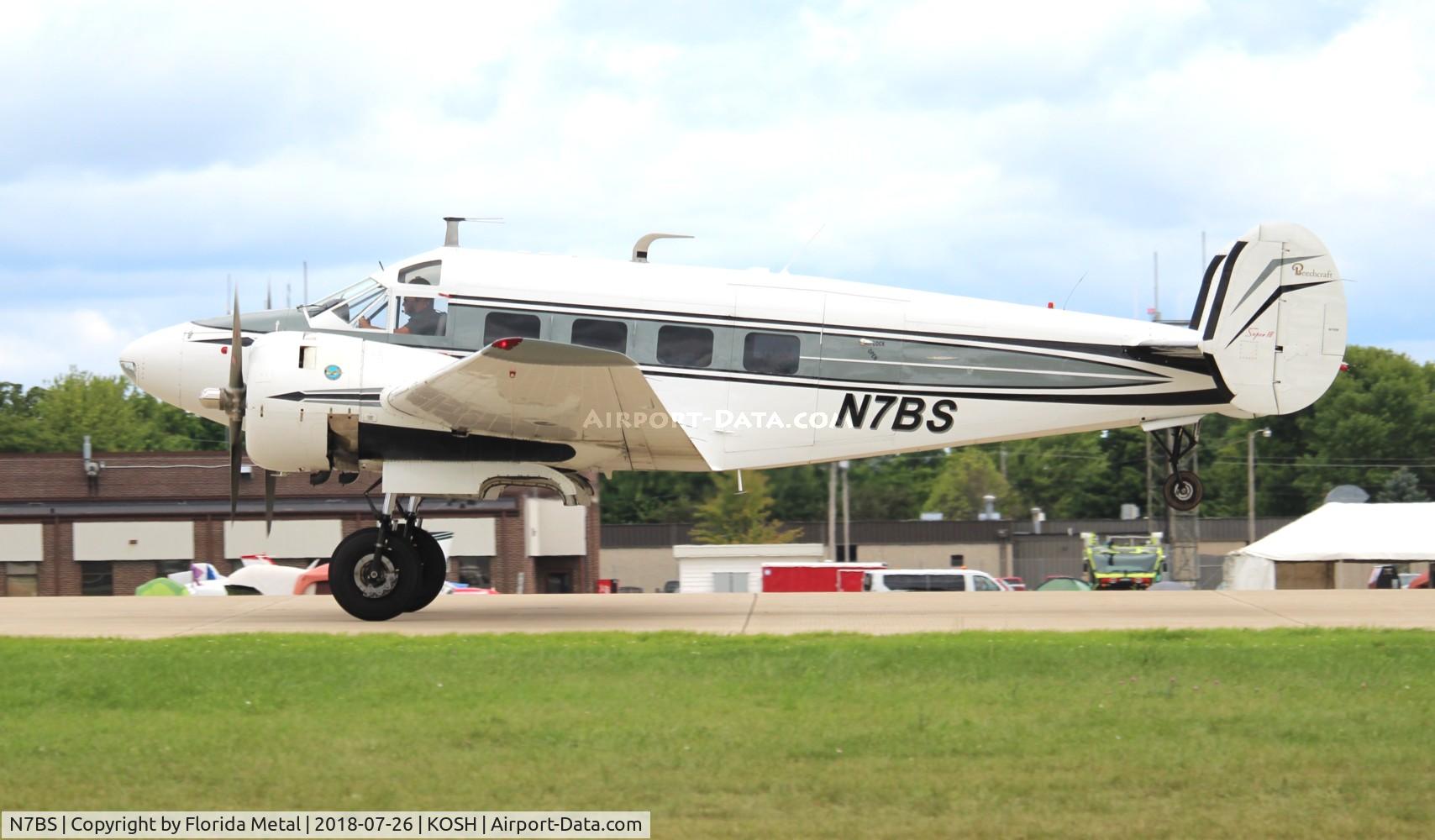 N7BS, 1954 Beech E18S C/N BA-18, Air Venture 2018