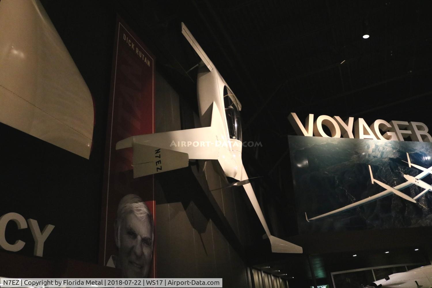 N7EZ, 1975 Rutan VariEze C/N 001 (N7EZ), EAA Museum