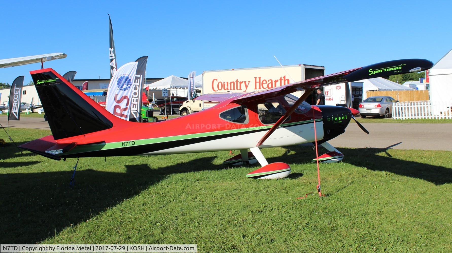 N7TD, 2014 Glasair GS-2 Sportsman C/N 7371, Air Venture 2017