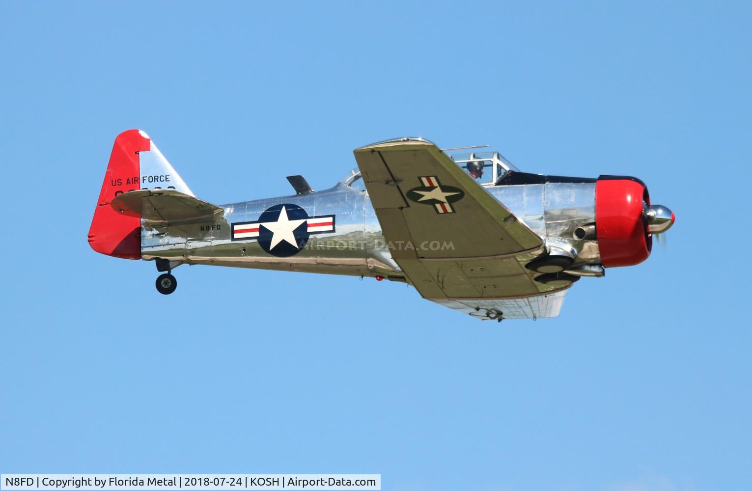 N8FD, North American AT-6G Texan C/N 168-340 (49-3236), Air Venture 2018