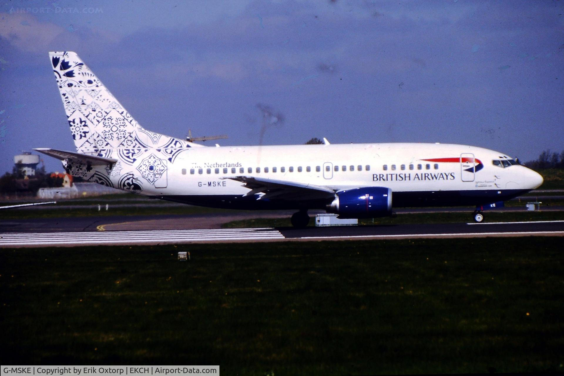 G-MSKE, 1996 Boeing 737-5L9 C/N 28084, G-MSKE ready for takeroff rw 04R