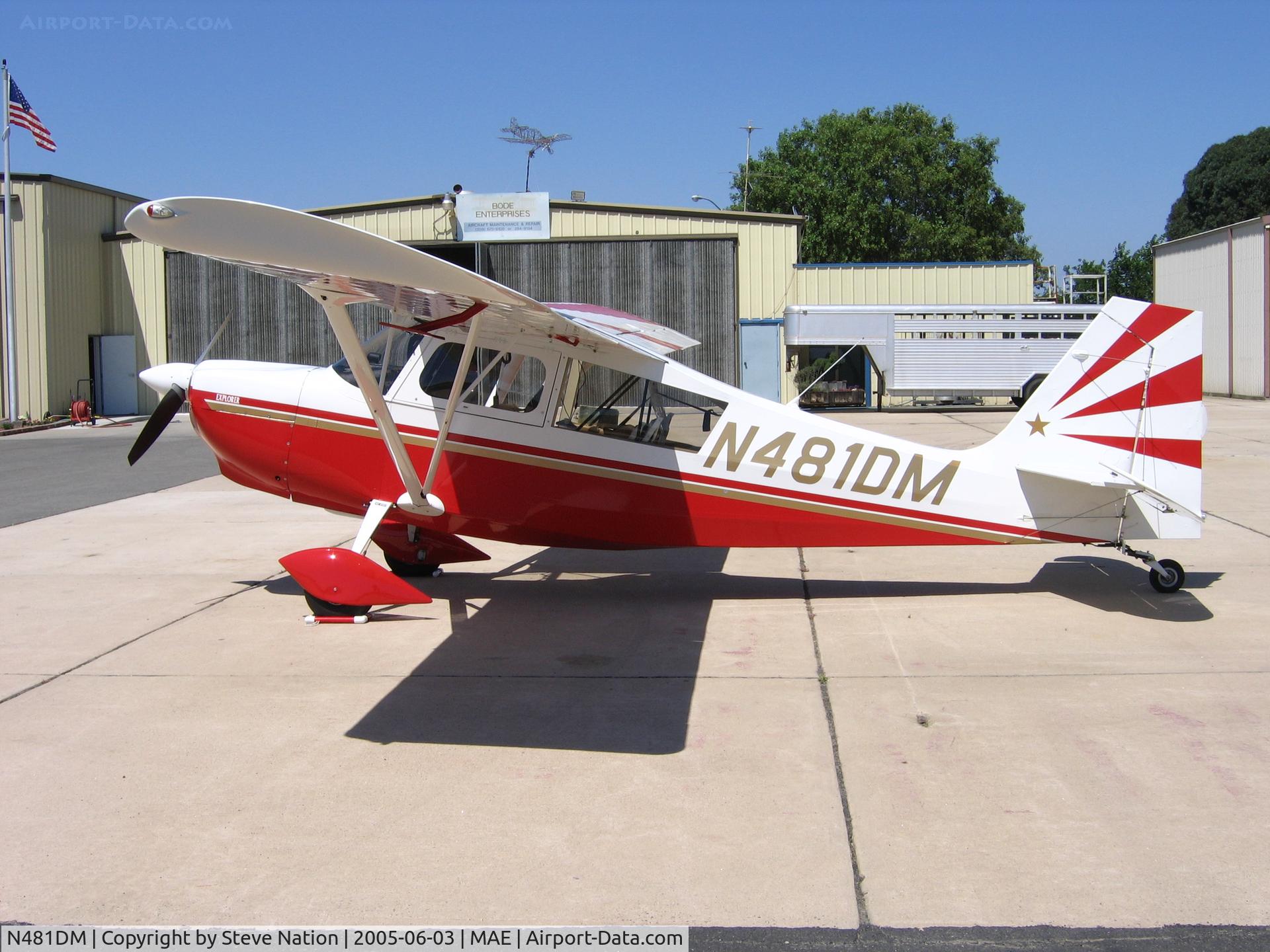 N481DM, 2001 American Champion 7GCBC C/N 1307-2001, 2001 American Champion Aircraft 7GCBC at Madera, CA