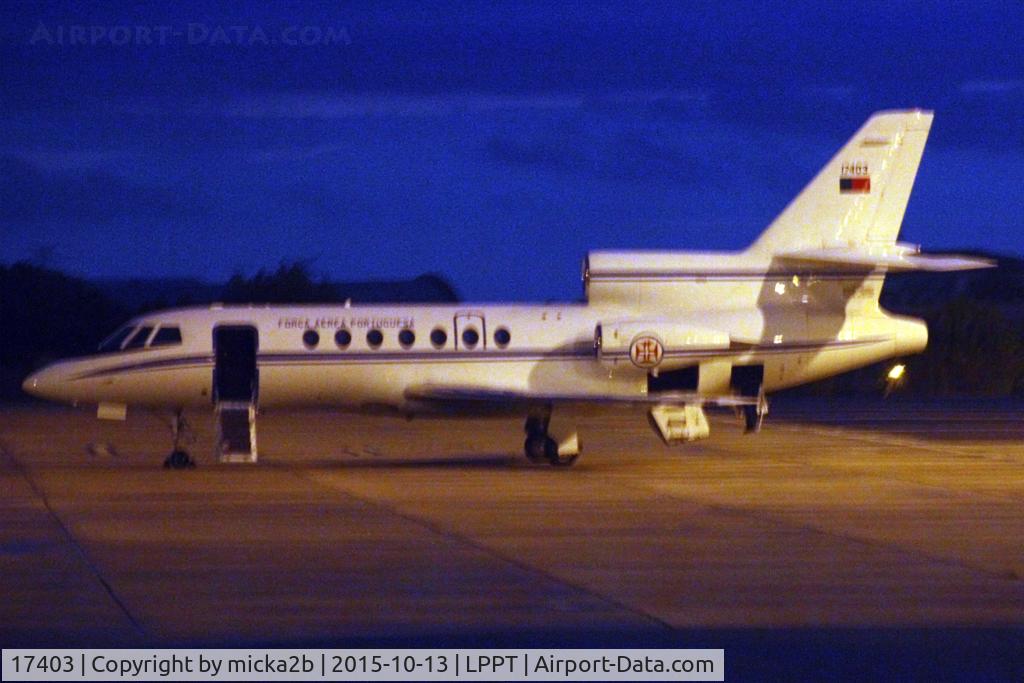 17403, 1990 Dassault Falcon 50 C/N 221, Parked