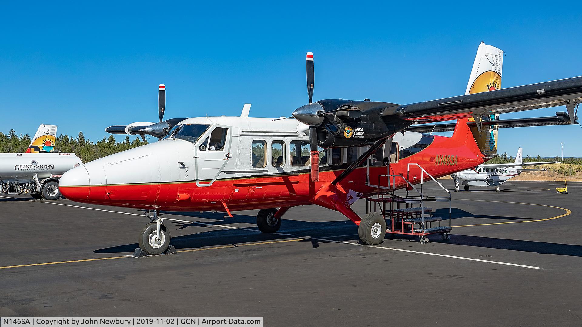 N146SA, 1976 De Havilland Canada DHC-6-300 Twin Otter C/N 514, After doing the tourist trip over Grand Canyon.  Fabulous !!!!!