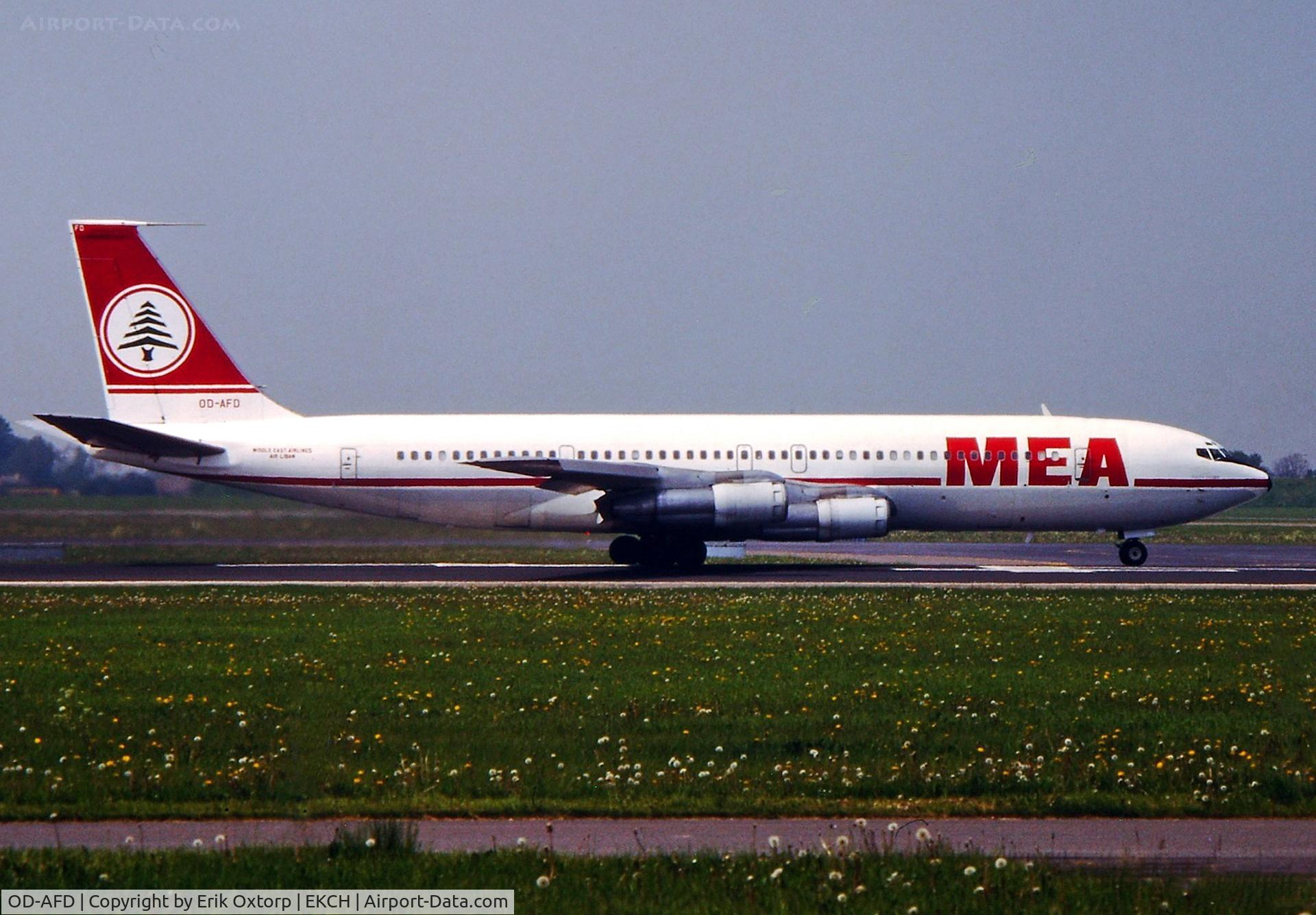 OD-AFD, 1969 Boeing 707-3B4C C/N 20259, OD-AFD ready for takeoff rw 04R