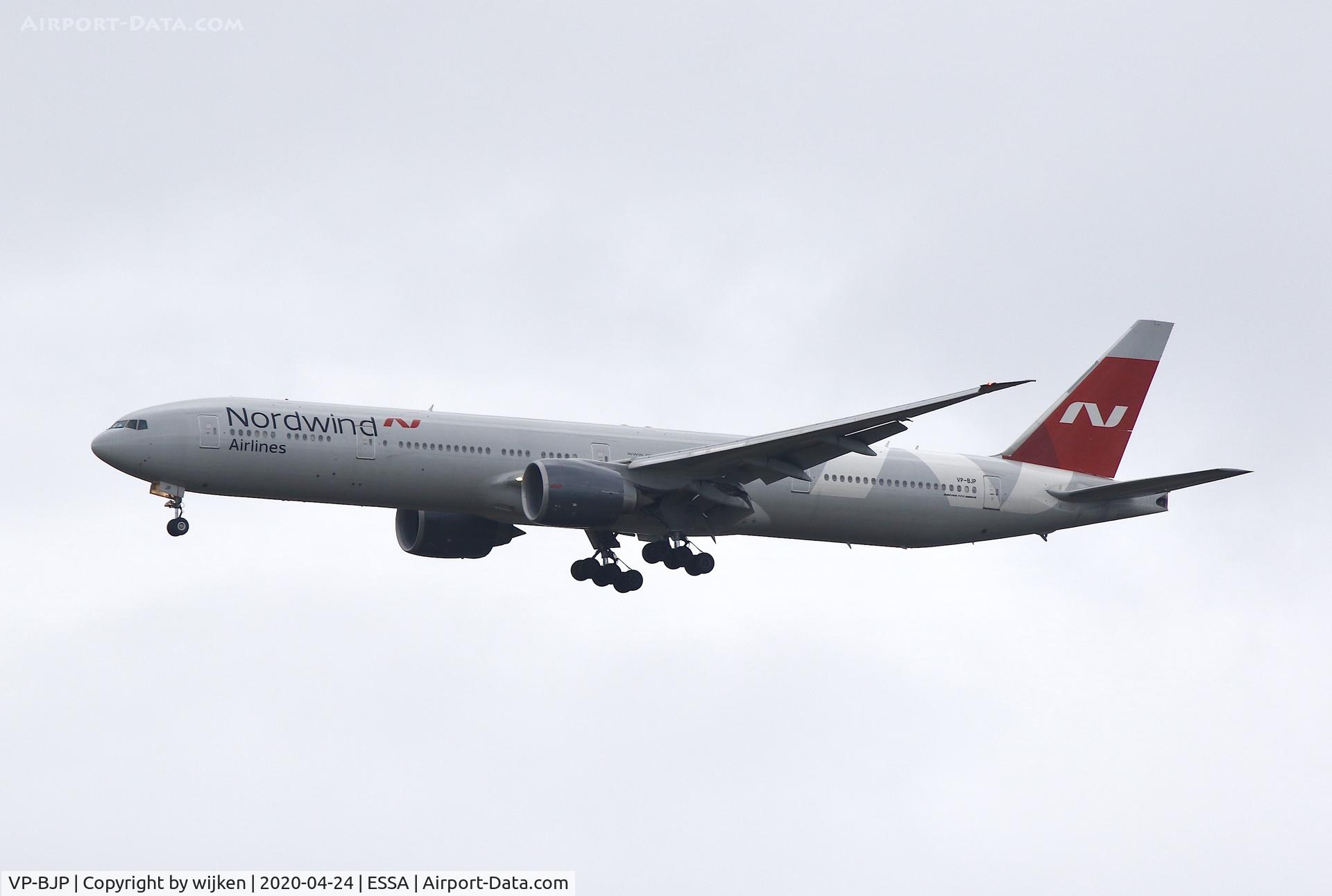 VP-BJP, 2007 Boeing 777-367/ER C/N 35299, RWY 01L