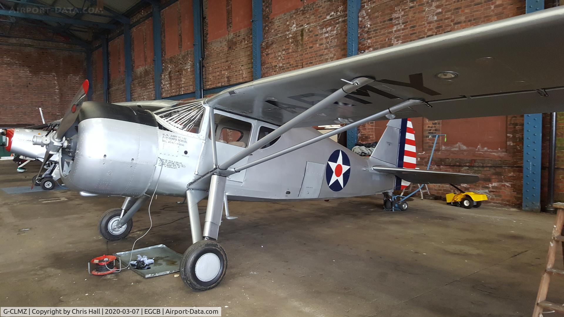 G-CLMZ, 1941 Fairchild UC-61A Argus II (24W-41A) C/N W41A-252, new Barton Resident