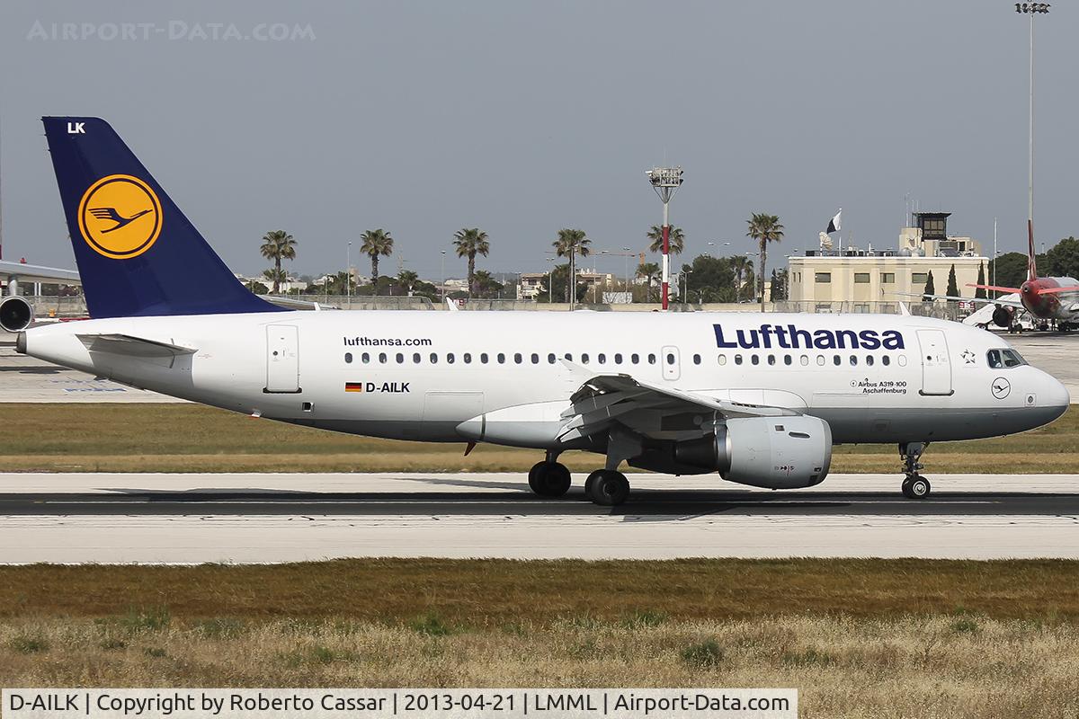 D-AILK, 1997 Airbus A319-114 C/N 679, Runway 13