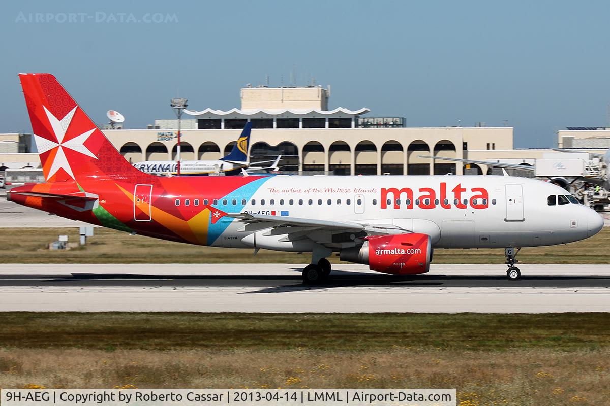 9H-AEG, 2003 Airbus A319-112 C/N 2113, Runway 13
