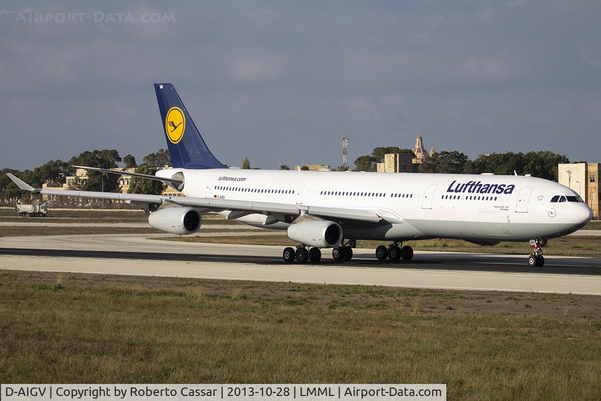 D-AIGV, 2000 Airbus A340-313X C/N 325, Runway 13