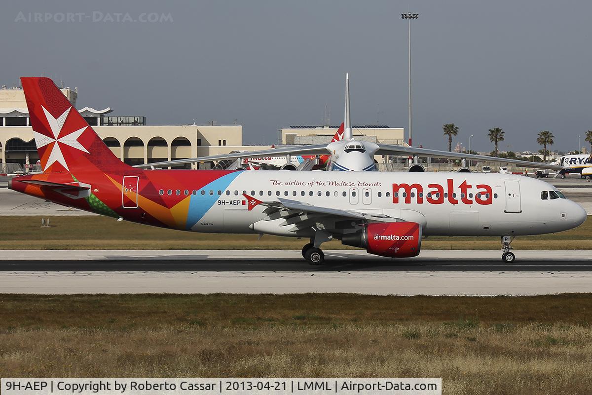 9H-AEP, 2007 Airbus A320-214 C/N 3056, Runway 13
