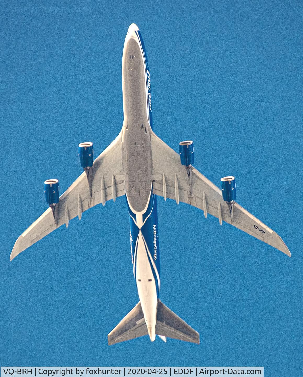VQ-BRH, 2012 Boeing 747-8HVF C/N 37669, AirBridge Cargo Approaching EDDF (Frankfurt International Airport