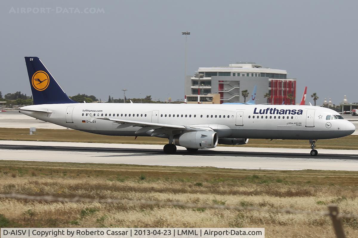 D-AISV, 2009 Airbus A321-231 C/N 4050, Runway 13