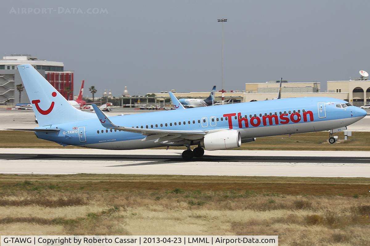 G-TAWG, 2012 Boeing 737-8K5 C/N 37266, Runway 13