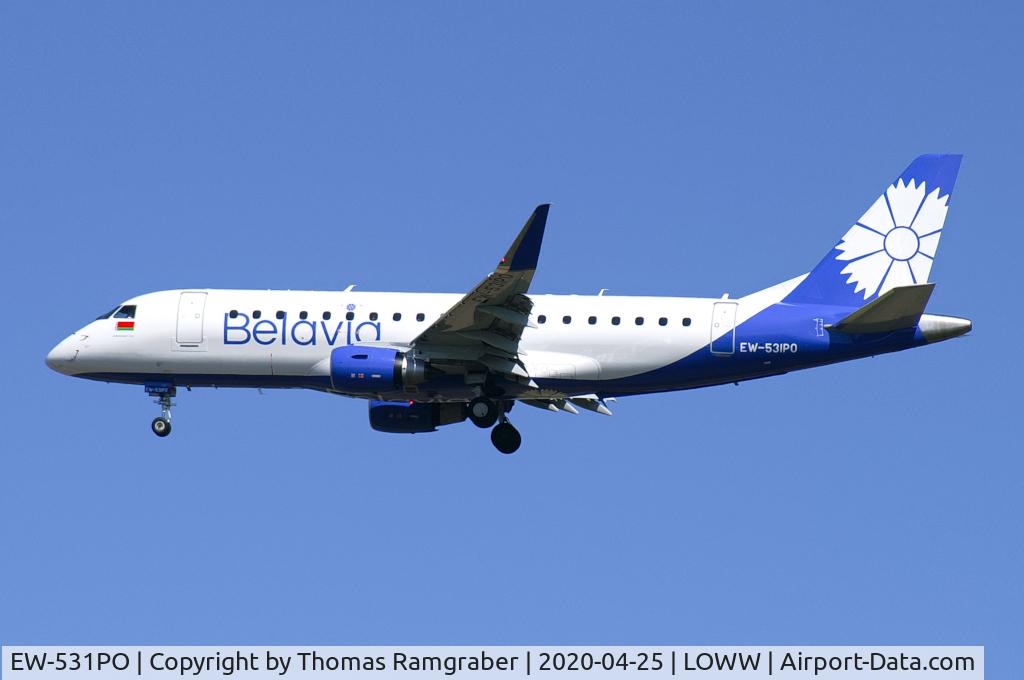 EW-531PO, 2019 Embraer 175LR (ERJ-170-200LR) C/N 17000782, Belavia Embraer Emb-175LR