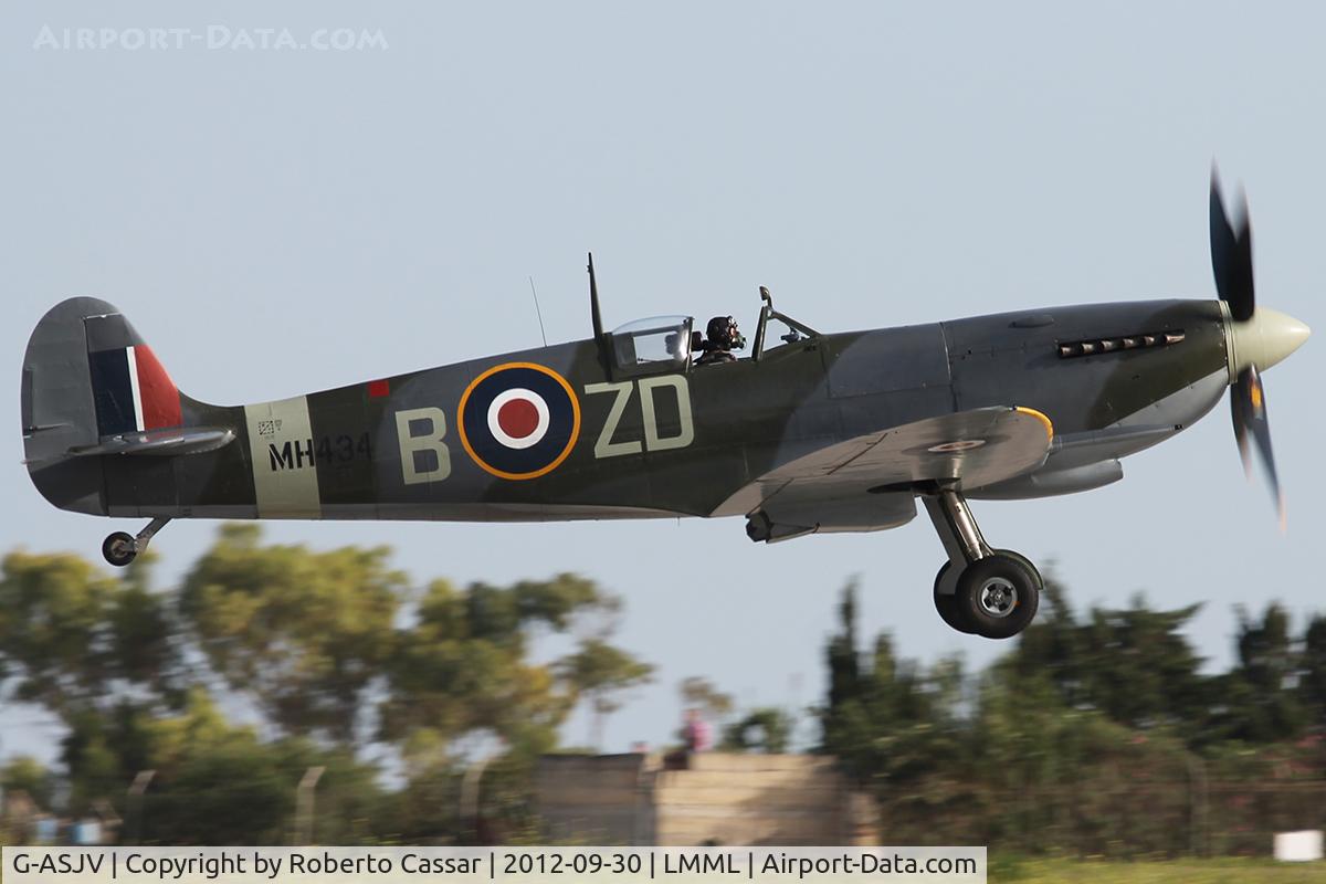 G-ASJV, 1943 Supermarine 361 Spitfire LF.IXb C/N CBAF.IX.552, Malta International Airshow 2012