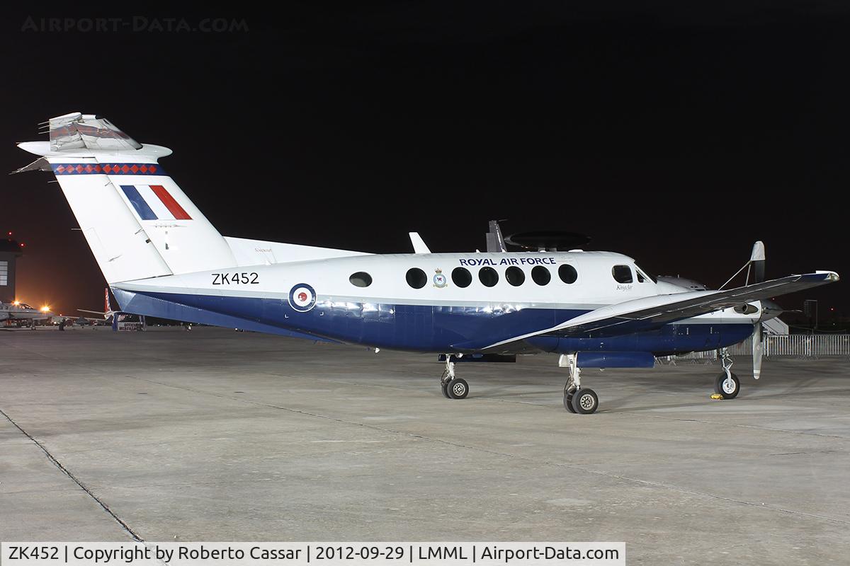 ZK452, 2003 Raytheon B200 King Air C/N BB-1832, Malta International Airshow 2012