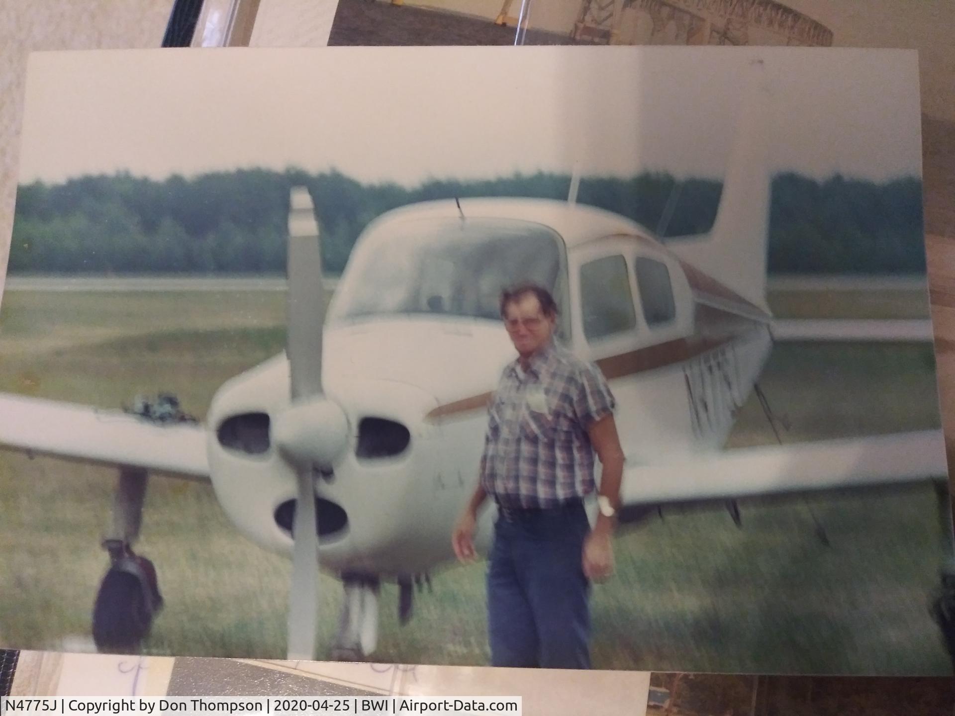 N4775J, 1967 Beech A23-19 C/N MB-213, My Uncle Earl posing next to his aircraft.