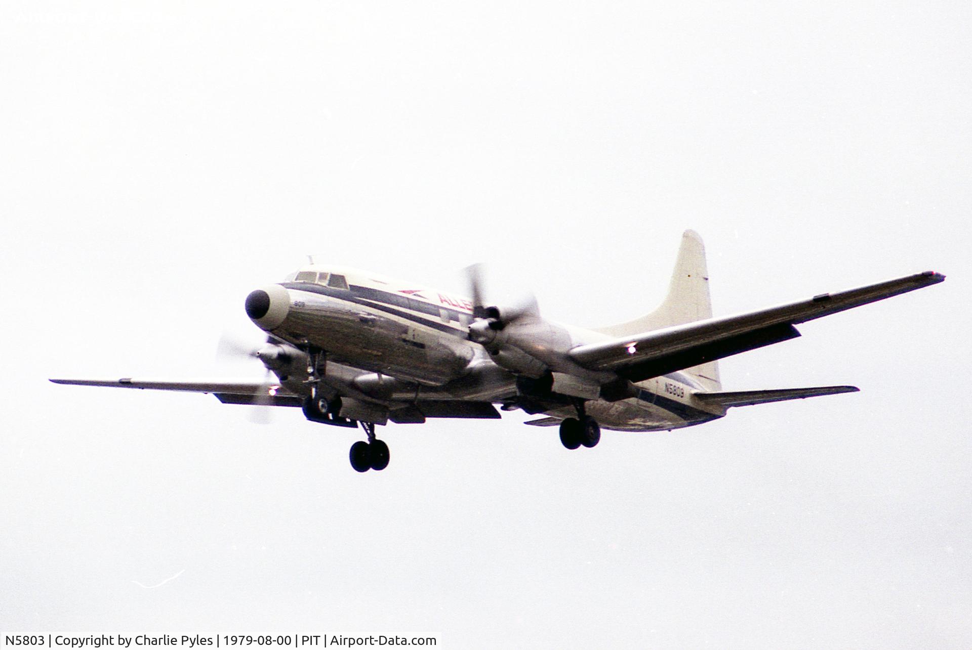 N5803, 1953 Convair CV-580 C/N 110, Landing PIT