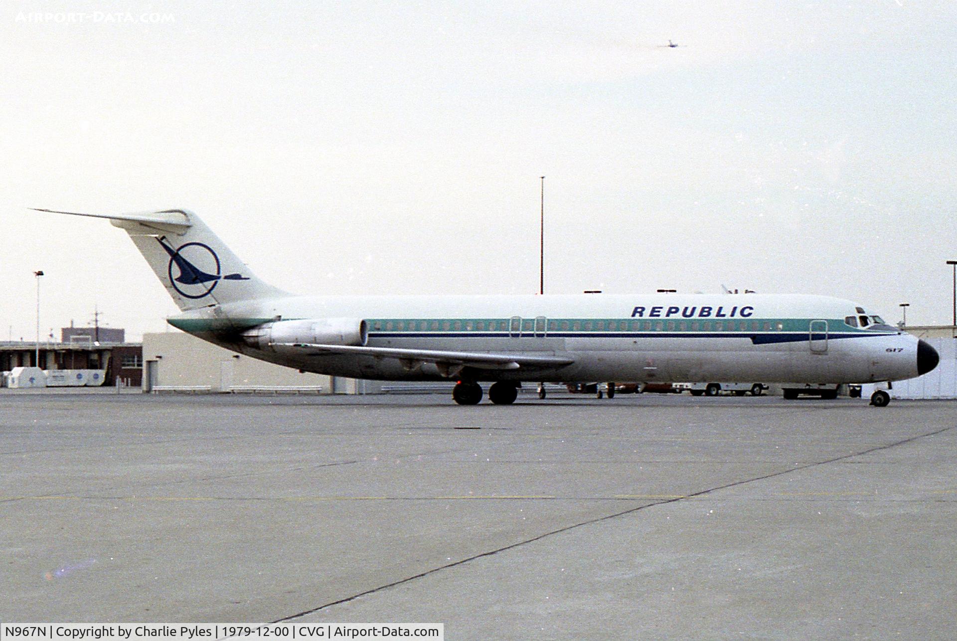 N967N, 1973 Douglas DC-9-32 C/N 47573, Republic Version