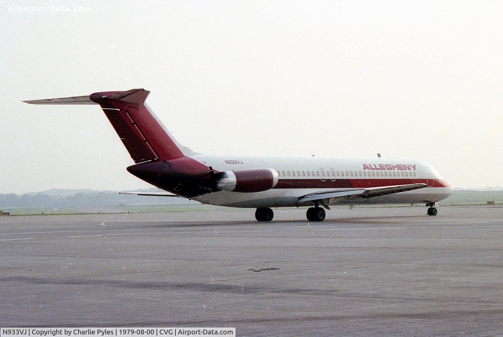 N933VJ, 1968 Douglas DC-9-31 C/N 47216, Allegheny Shades of Red version