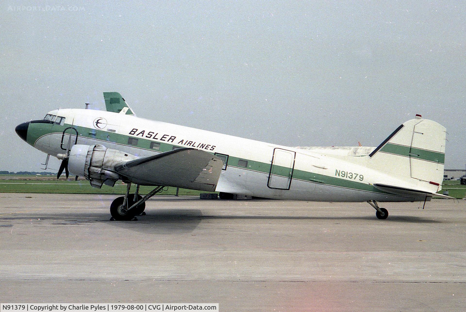 N91379, 1944 Douglas DC3C-S1C3G (C-47A) C/N 13079 (42-93194), Unusual for me to have shot this at CVG rather than OSH