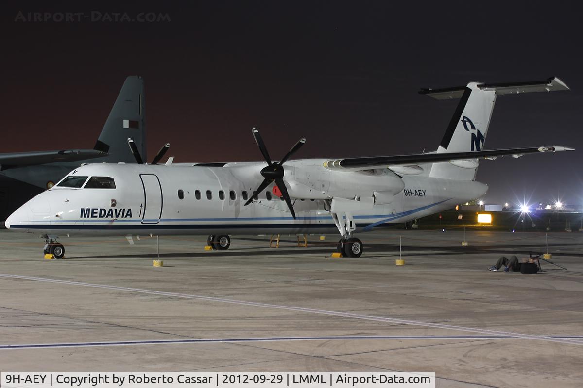 9H-AEY, 1997 De Havilland Canada DHC-8-311 Dash 8 C/N 508, Malta International Airshow 2012