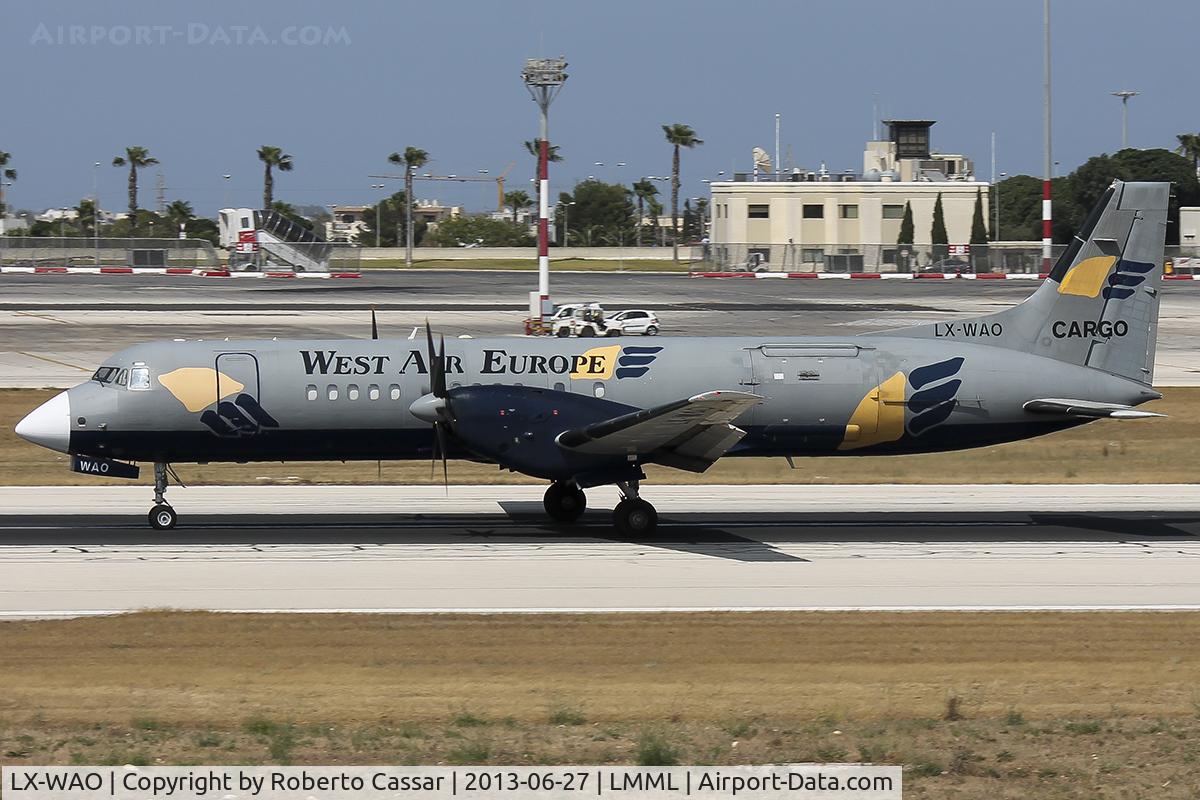 LX-WAO, 1991 British Aerospace ATP C/N 2043, Runway 31