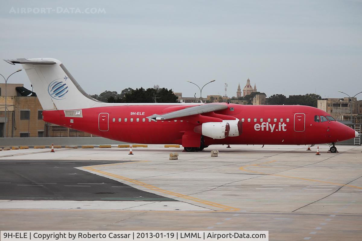9H-ELE, 1992 British Aerospace BAe.146-300 C/N E3209, Upper Safi Park