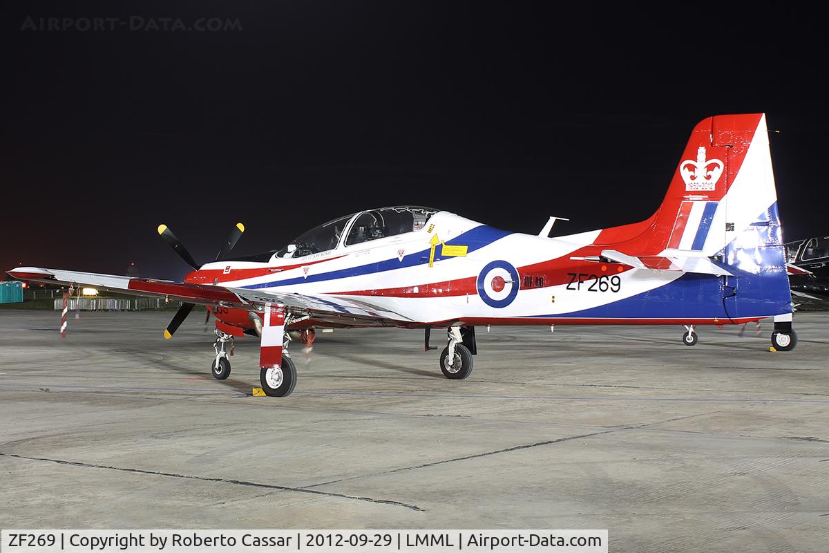 ZF269, 1991 Short S-312 Tucano T1 C/N S070/T53, Malta International Airshow 2012