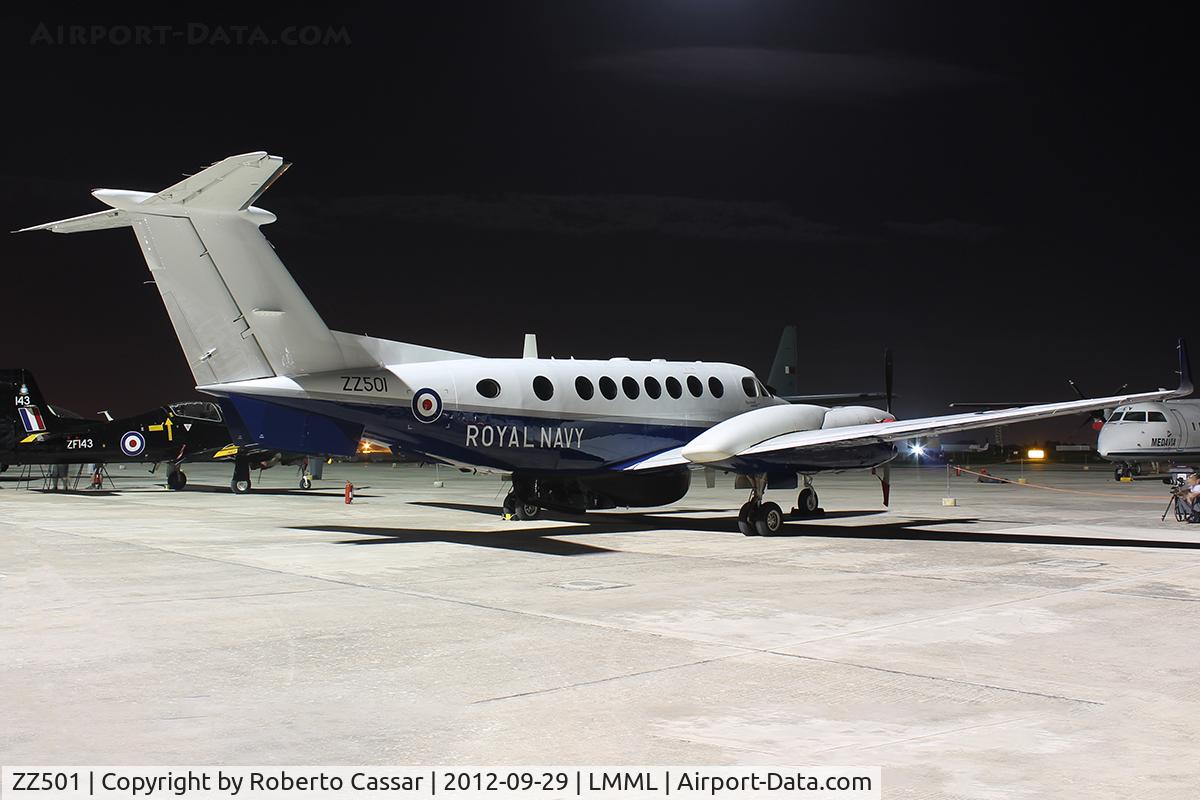 ZZ501, 2008 Hawker Beechcraft B350CER Avenger T1 C/N FL618, Malta International Airshow 2012