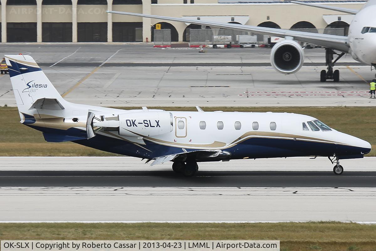 OK-SLX, 2002 Cessna 560XL Citation Excel C/N 560-5243, Runway 13