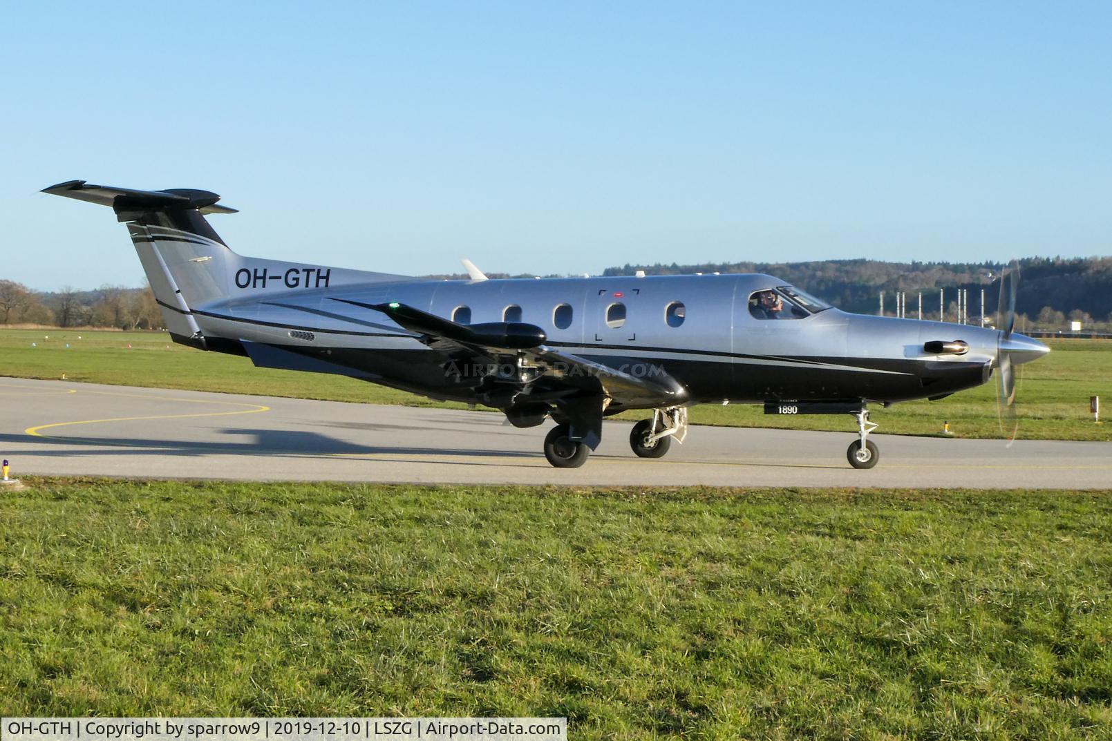OH-GTH, 2019 Pilatus PC-12/47E C/N 1890, At Grenchen, training flights