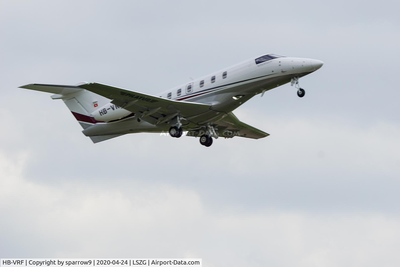 HB-VRF, 2020 Pilatus PC-24 C/N 174, Departing rwy 24