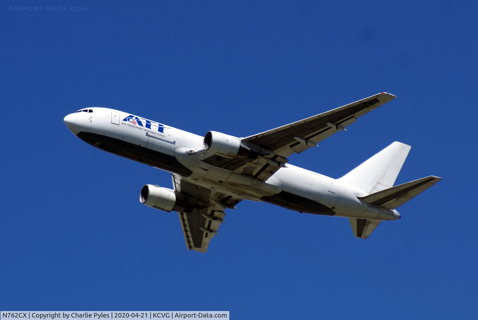 N762CX, 1983 Boeing 767-232(SF) C/N 22225, Off Runway 27