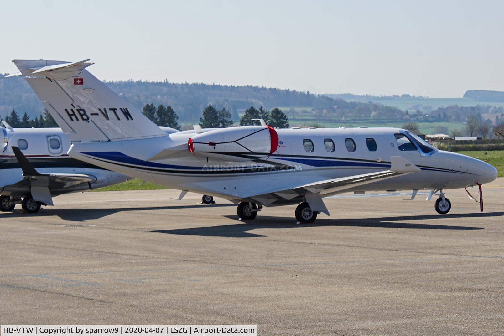 HB-VTW, 2019 Cessna 525 Citation M2 C/N 525-1044, At Grenchen