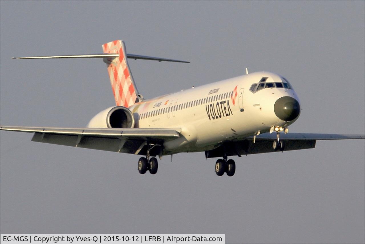 EC-MGS, 2000 Boeing 717-2CM C/N 55061, Boeing 717-2CM, On final rwy 07R, Brest-Bretagne Airport (LFRB-BES)