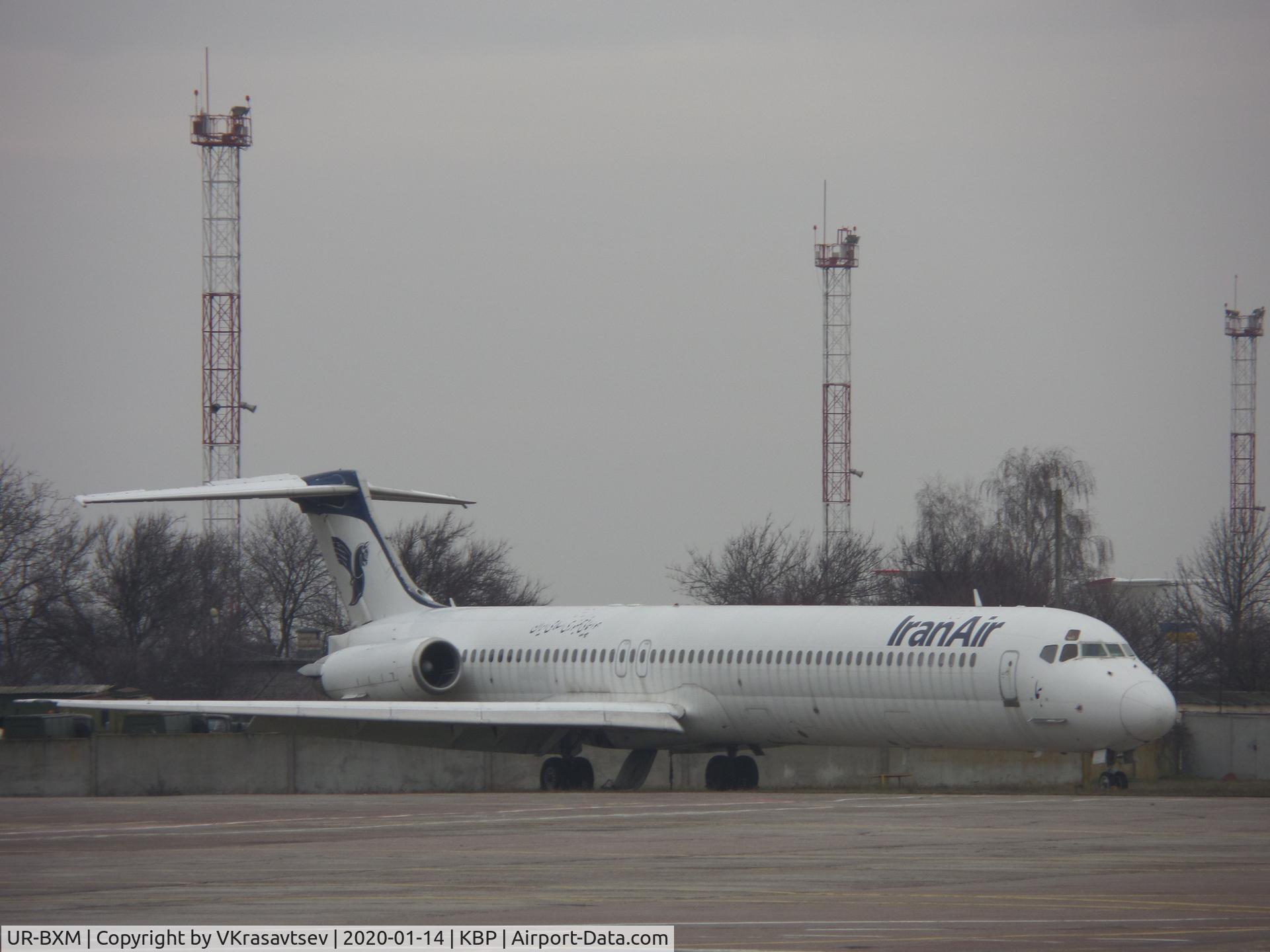 UR-BXM, 1989 McDonnell Douglas MD-82 (DC-9-82) C/N 49505, Stored