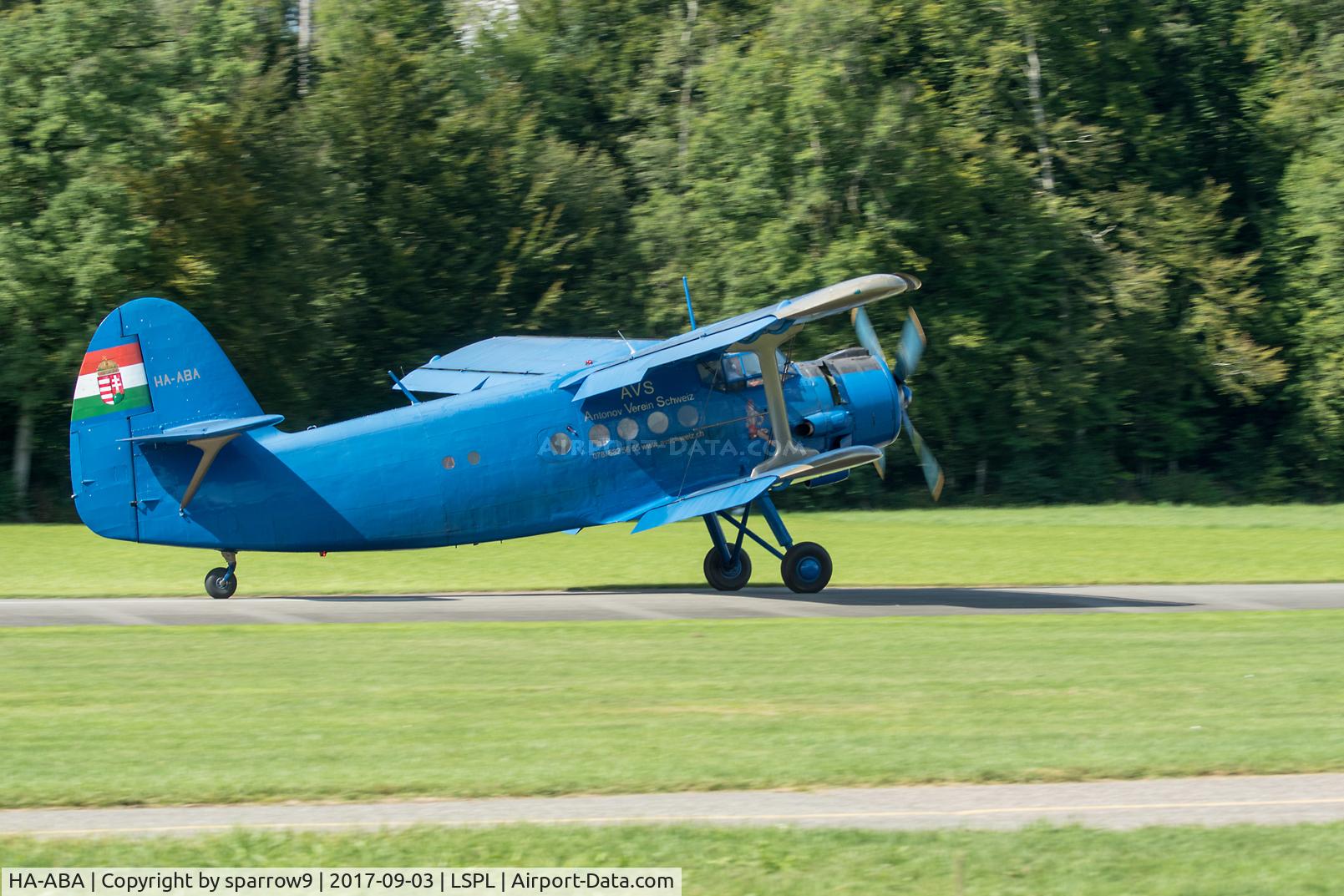 HA-ABA, Antonov An-2P C/N 1G234-23, Fluegerchilbi Langenthal-Bleienbach.
