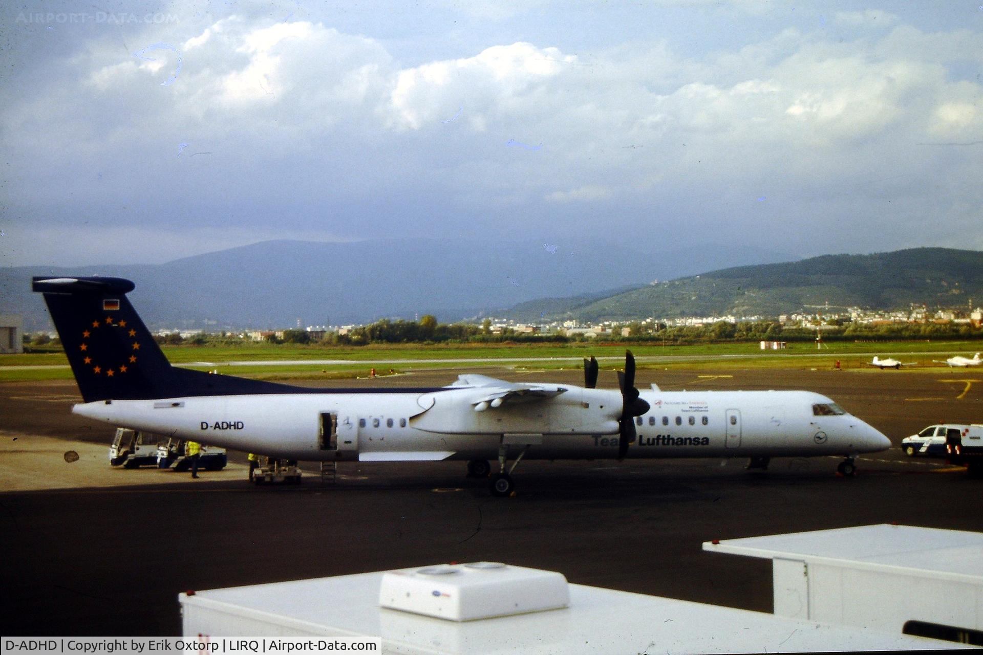 D-ADHD, 2001 De Havilland Canada DHC-8-402Q Dash 8 C/N 4056, D-ADHDin FLR