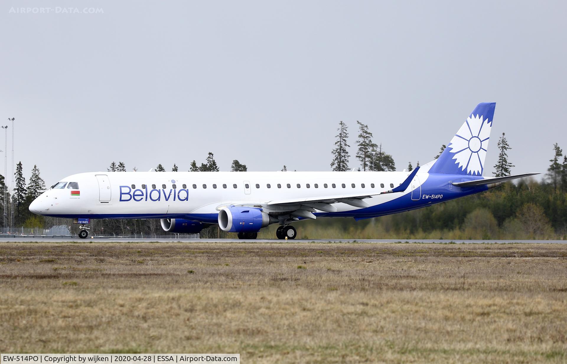 EW-514PO, 2018 Embraer 195LR (ERJ-190-200LR) C/N 19000756, RWY 01L