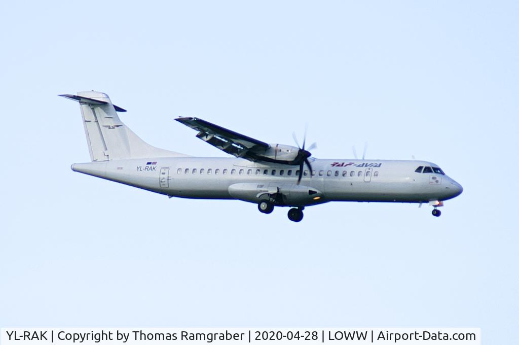 YL-RAK, 1997 ATR 72-212A C/N 499, RAF-Avia ATR 72