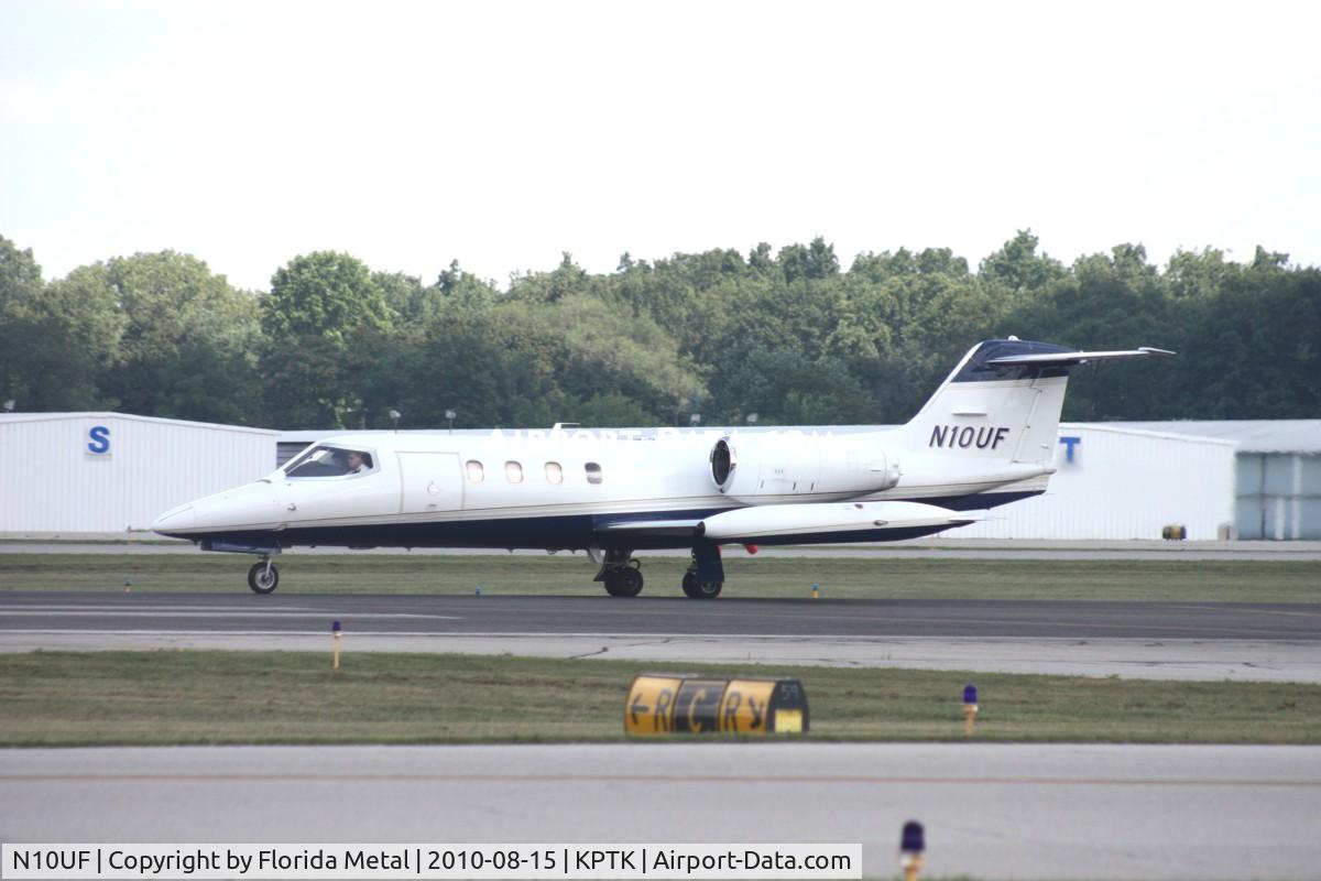 N10UF, 1978 Gates Learjet 35A C/N 166, Pontiac 2010
