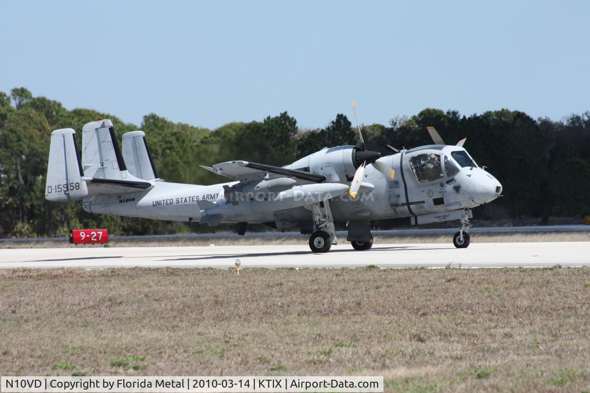 N10VD, 1968 Grumman OV-1D Mohawk C/N 162C, TICO 2010