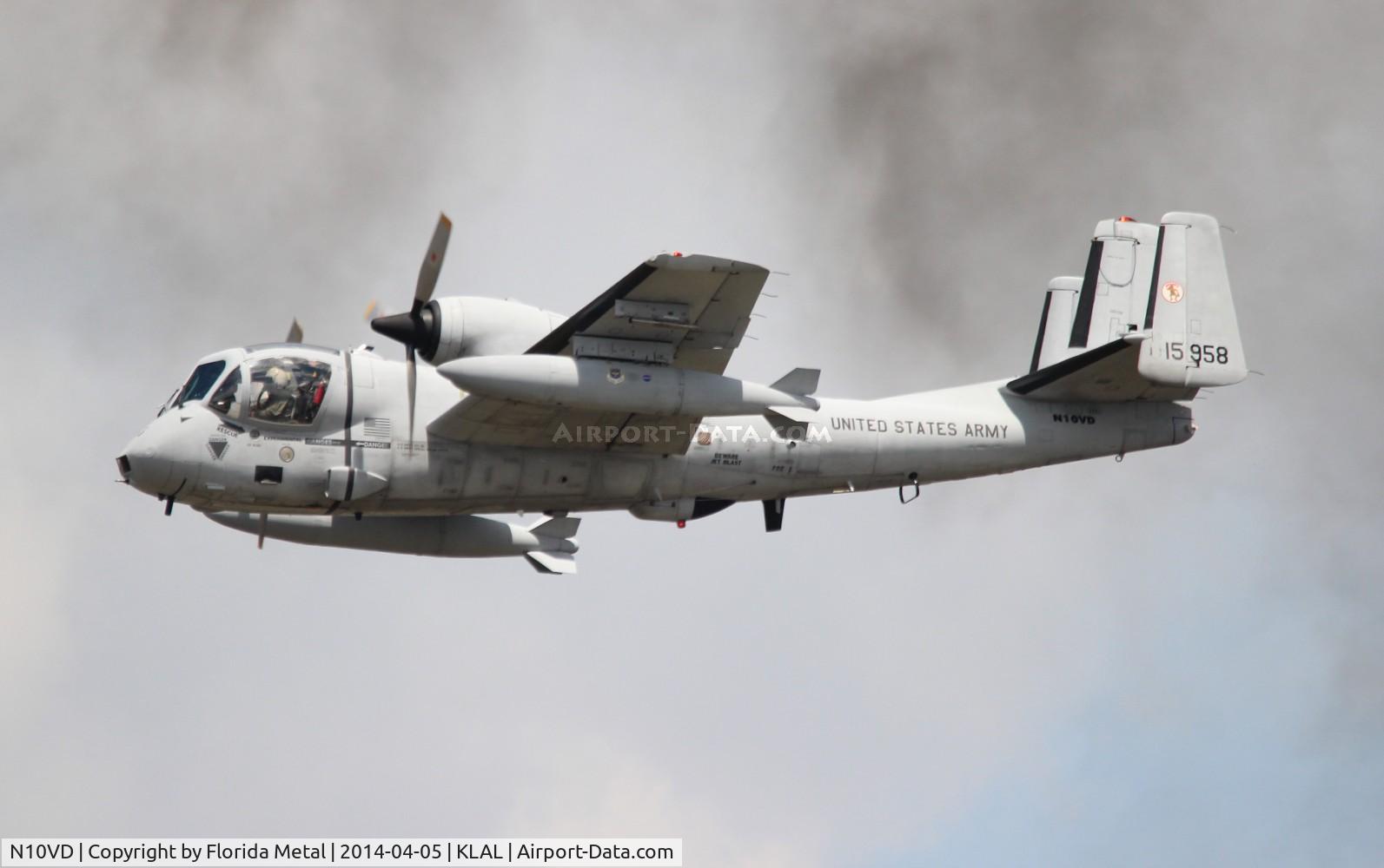 N10VD, 1968 Grumman OV-1D Mohawk C/N 162C, Sun N fun 2014