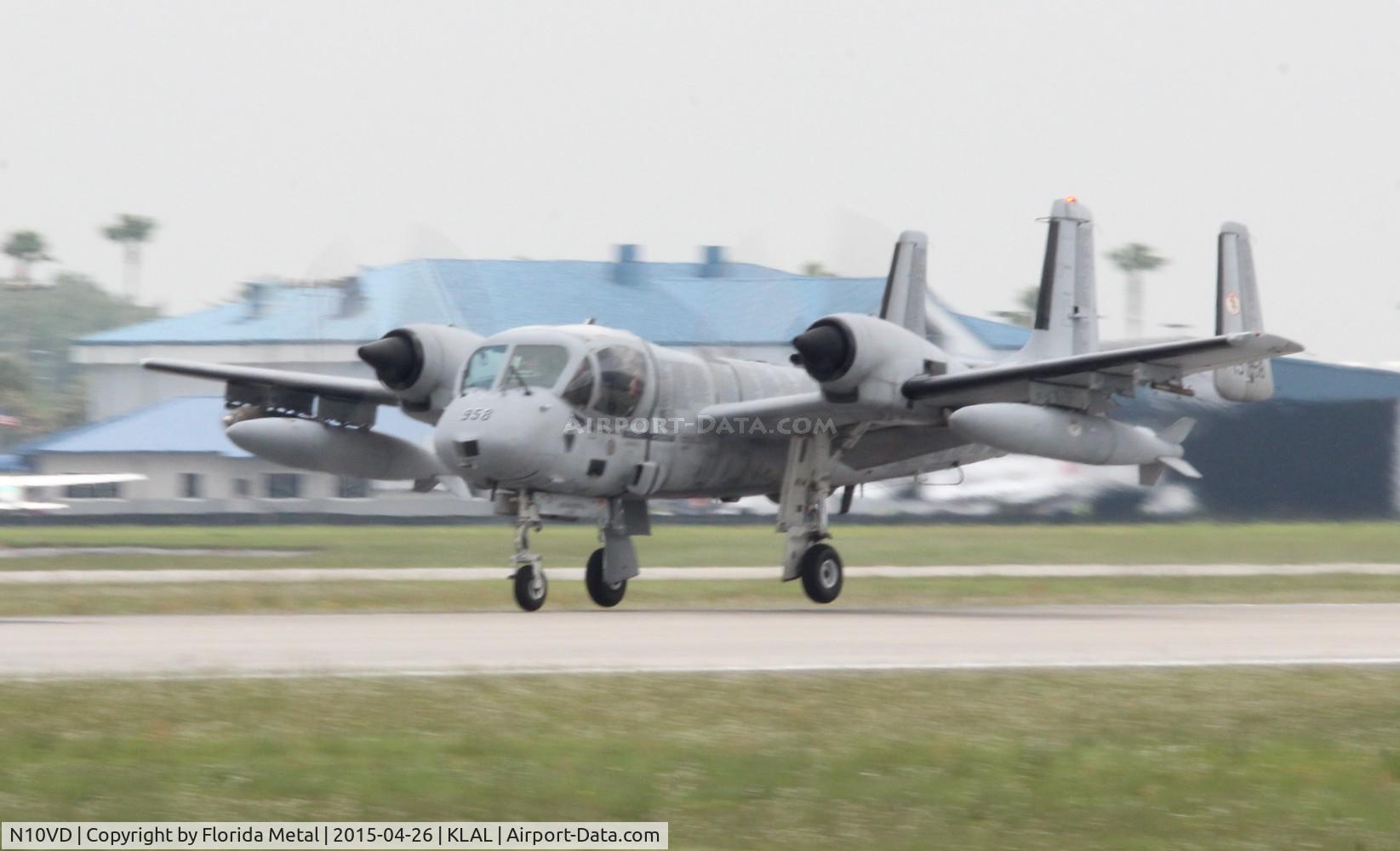 N10VD, 1968 Grumman OV-1D Mohawk C/N 162C, Sun N fun 2015